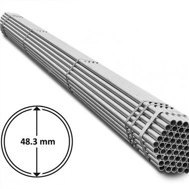 ซื้อผู้ผลิต China EN39 Standard Scaffold Tubes OD 48.3mm