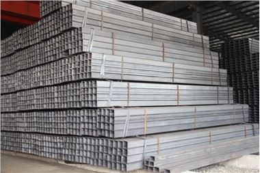 Ms ท่อเหล็กชุบสังกะสีสี่เหลี่ยมผืนผ้า Hollow Gi